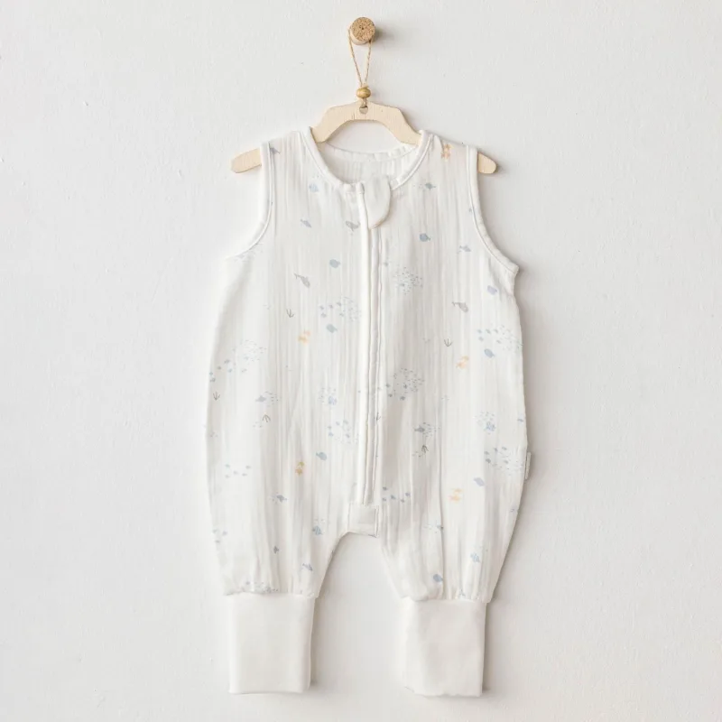 AndyWawa Ocean Is My Happy Place Muslin AC25610 Erkek Bebek Tulum