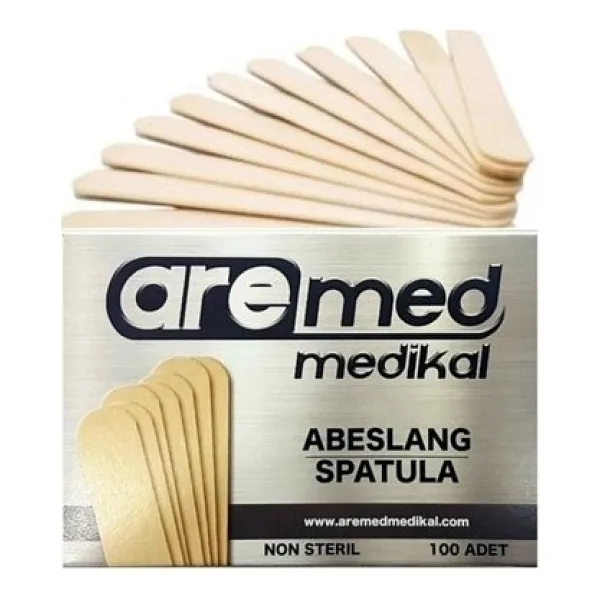 AREMED Tahta Abeslang Boğaz Çubuğu 200 Adet