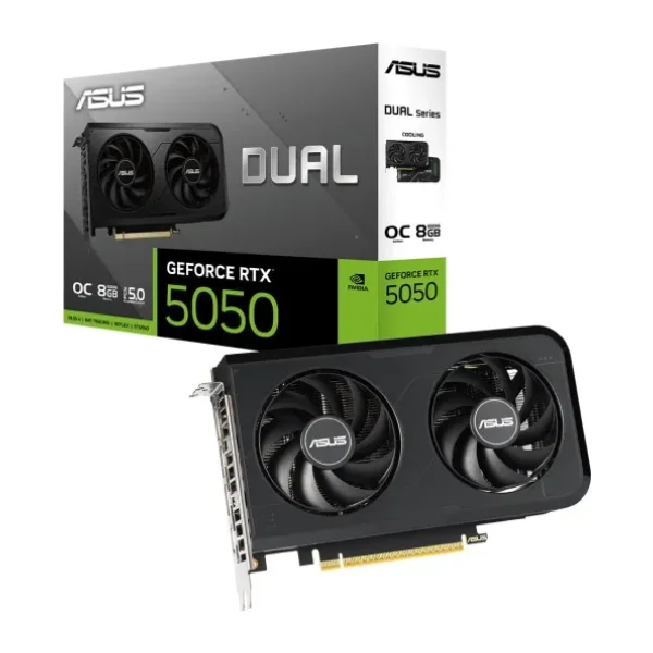 Asus RTX 5050 Dual OC Edition DUAL-RTX5050-O8G 128 Bit GDDR6 8 GB Ekran Kartı