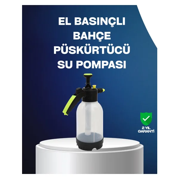 Ayarlanabilir Nozullu Basınçlı Köpük Pompası Araba Yıkama 2l Kapasiteli ( Lisinya )
