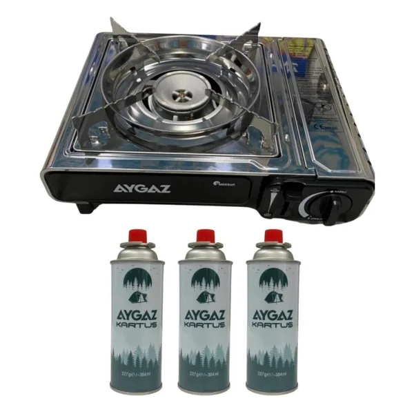 Aygaz MS-2500BS Portatif 227 gr 3 Adet Kartuşlu Kamp Ocağı