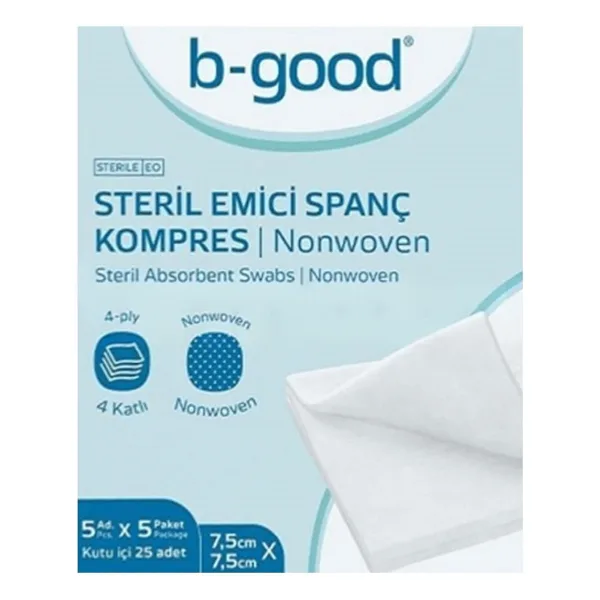 B-Good Nw Steril Emici Gaz Kompresi 25'Li