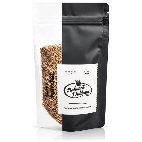 Baharat Dükkanı Sarı Hardal Tane 60gr - 60 gr