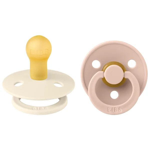 Bibs Colour Ivory-Blush 0-6 Ay İkili Kauçuk Emzik