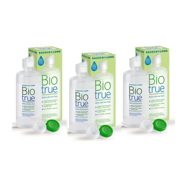Biotrue Çok Amaçlı 100 ml 3 Adet Lens Solüsyonu