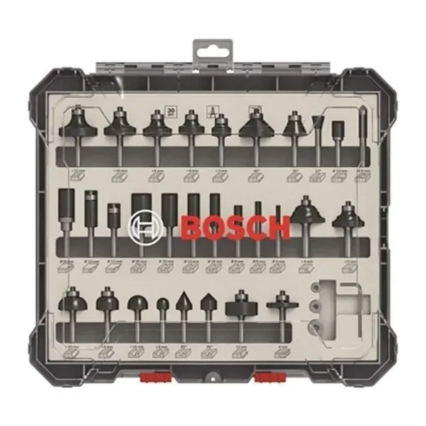 Bosch 2607017475 30 Parça 8 mm Şaft Pro Karışık Freze Seti