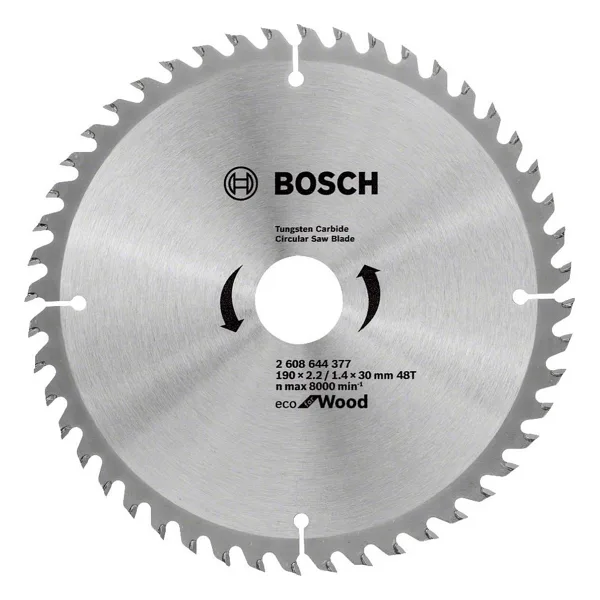 Bosch 2608644377 190x30 mm 48 Diş Ahşap Daire Testere Bıçağı