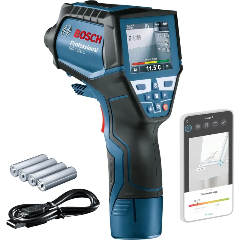 Bosch GIS 1000 C Isı ve Nem Ölçer Ölçüm Cihazı