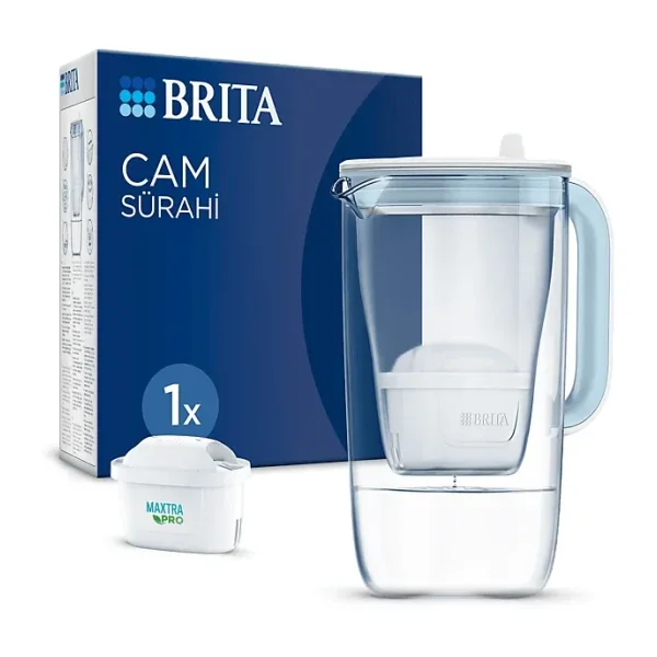 Brita 2.5 lt Cam Filtreli Su Arıtma Sürahisi