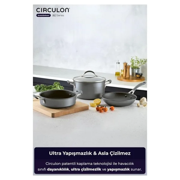 Circulon 3+2 Tava ve Tencere Seti