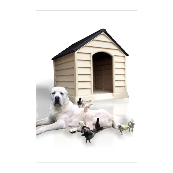Dev Büyük Yüksek Geniş 100X95CM Isı Yalıtımlı Havalandırmalı Köpek Kulübesi Evi Yuvası Kümesi Kafesi