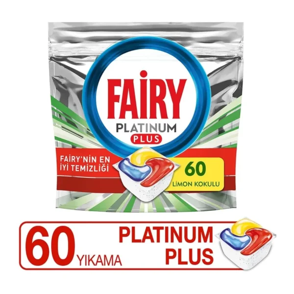 Fairy Platinum Plus Bulaşık Makinesi Tableti 60'lı