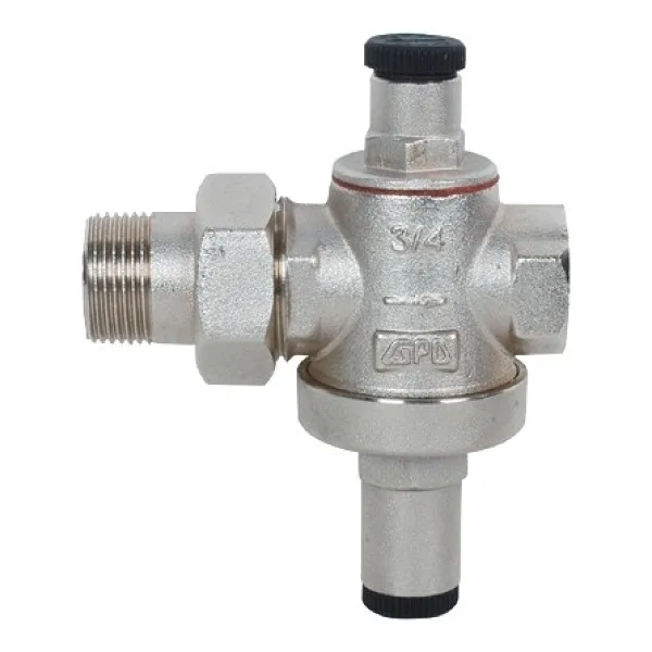 Gpd Su Basınç Düşürücü Regülatörü 3/4''(Rakorlu) - Krom