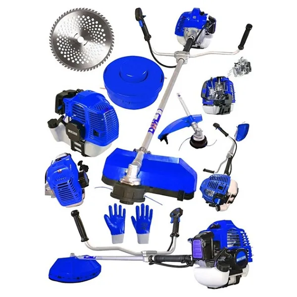 Graizer Trex 6003 Yan Tipi Benzinli Motorlu Ot Çalı Tırpanı Çim Biçme Makinesi Tırpan Mavi