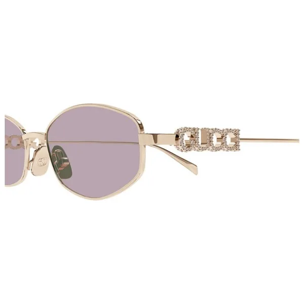 Gucci GG 1802S 003 55 Kadın Geometrik Rose Gold Metal Güneş Gözlüğü