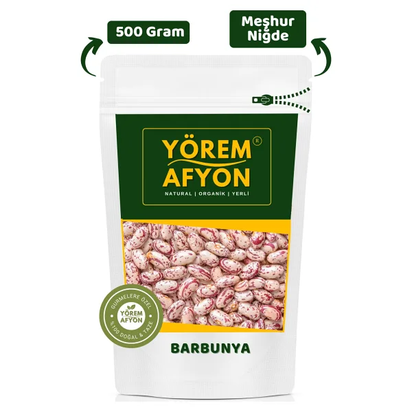 Gülçehre Yörem Afyon Meşhur Niğde Glütensiz Vegan Vitamin Deposu Barbunya 500gr.