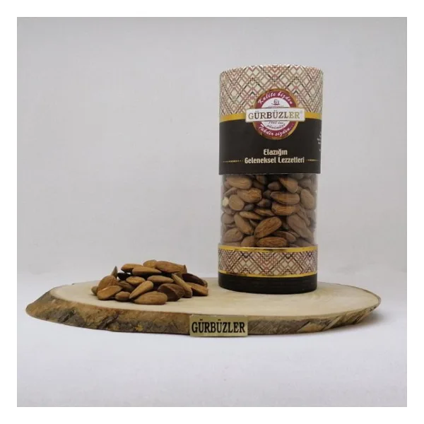 Gürbüzler Yerli Çiğ Badem Hediyelik Kutu 500 gr