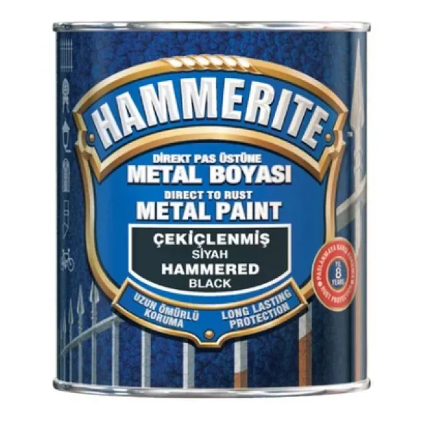 Hammerite Cekiclenmis Metal Boyasi Gri 2.5Lt
