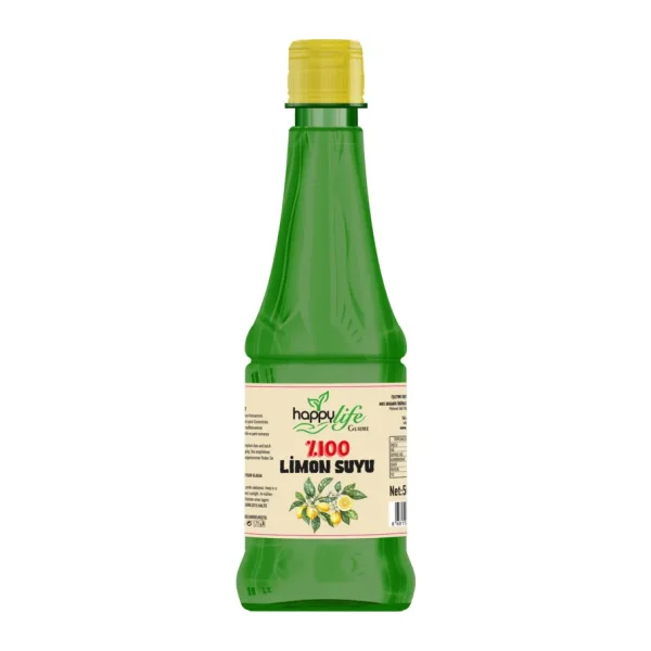 Happy Life Gurme %100 Limon Suyu 500 ml