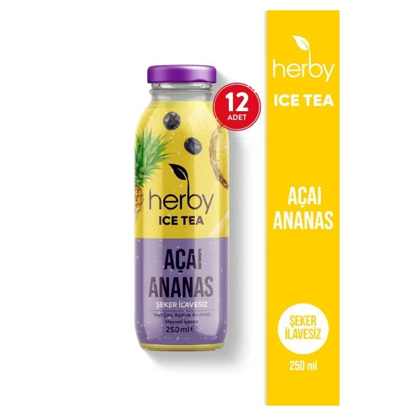 Herby Ice Tea Açai Ananas 12x250 ml