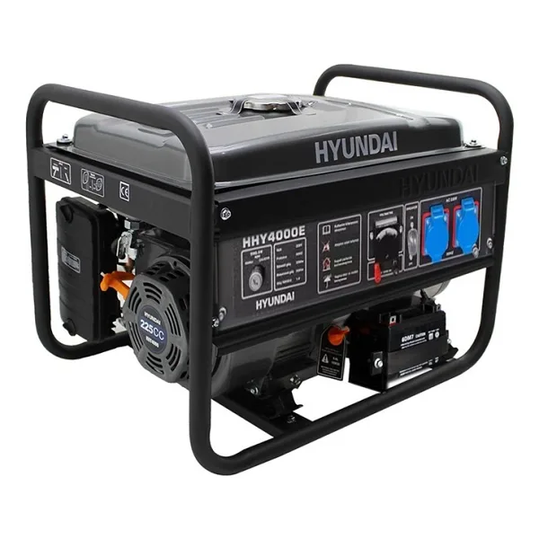 Hyundai HHY4000E 4.4 kVA İpli/Marşlı Benzinli Jeneratör