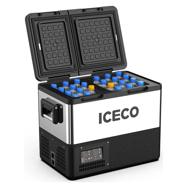 Iceco TCD55 12-24 V 55 lt Çift Bölmeli Kompresörlü Araç Buzdolabı