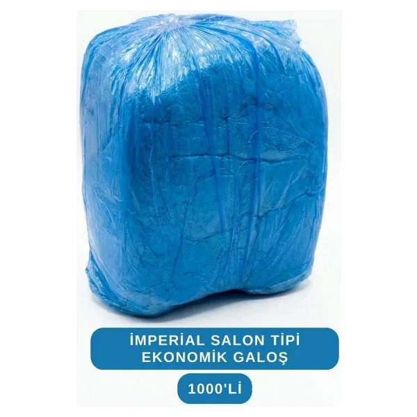 İmperial İşletmeler İçin Ayak Galoşu 1000'Li Büyük Paket Mavi