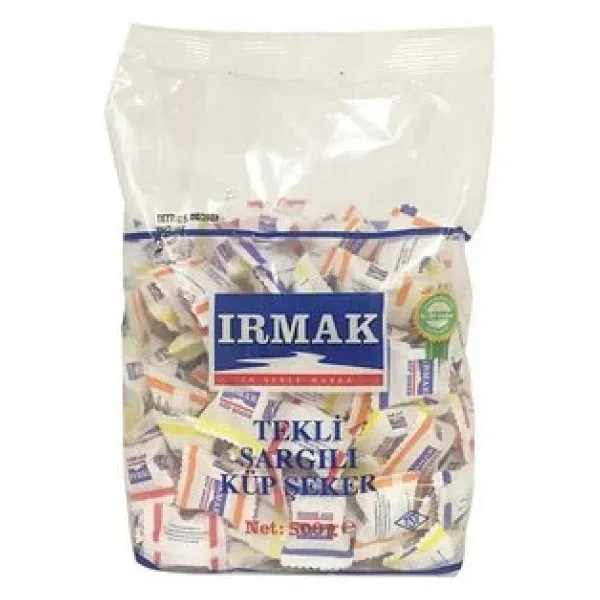Irmak Tek Sargılı Küp Şeker 500 gr
