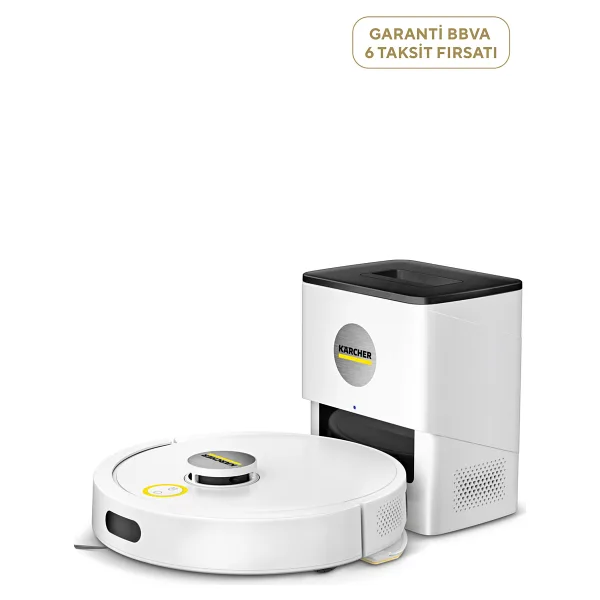 Karcher RVC 3 Comfort Extra Çöp İstasyonlu Akıllı Robot Süpürge