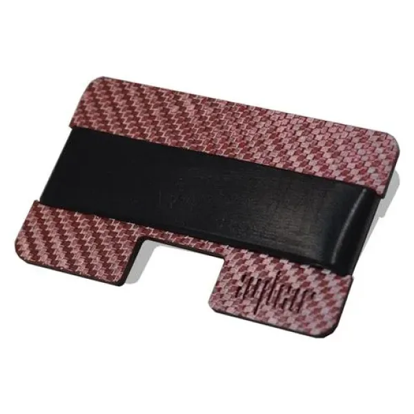 Kırmızı Karbonfiber Minimalist Kartlık