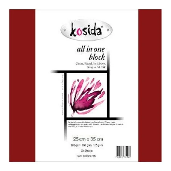 Kosida All In One Blok 25x35 Resim Defteri
