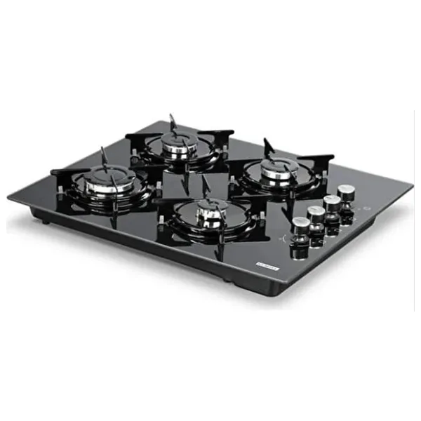 Kumtel KO-40 TSHDF Oval Kenarlı Siyah Cam Set Üstü Ocak