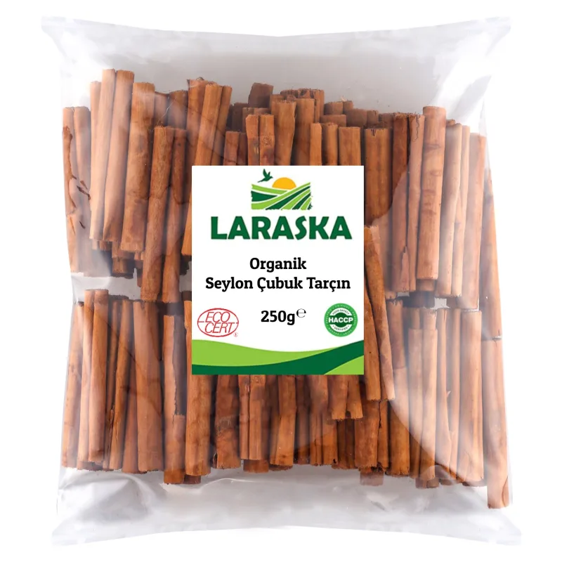 Laraska Organik Seylon Çubuk Tarçın 250 gr
