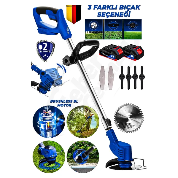 Lieber Mrs Blu 21 V 2 Ah Çim Biçme Makinesi