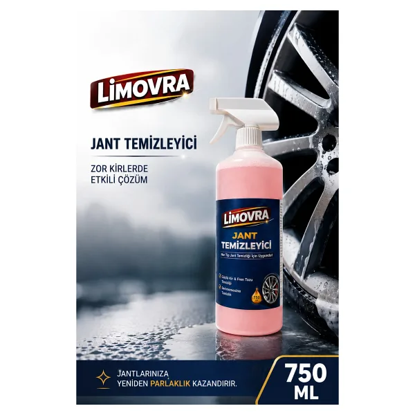 LİMOVRA Jant Temizleyici (Araç,Motor,Bisiklet) 750 ML