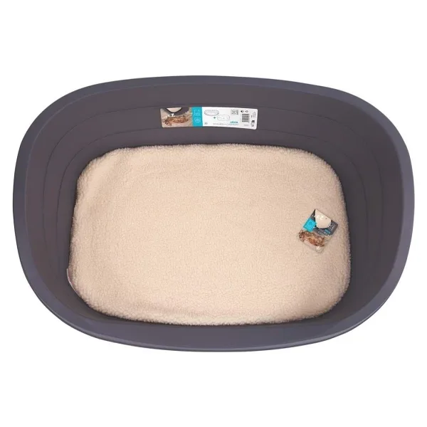 M-Pets Java Large 80X57x25 cm Plastik Minderli Köpek Yatağı