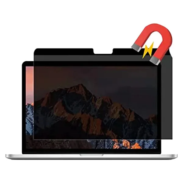Macbook Air 13.3 Macbook Manyetik Hayalet Ekran Koruyucu - Siyah