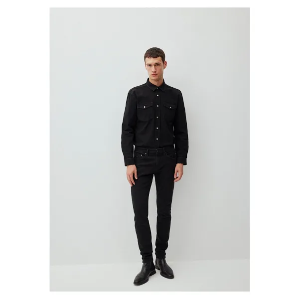 Mavi James Lux Black 00424-87866 Koyu Antrasit Erkek Skinny Jean
