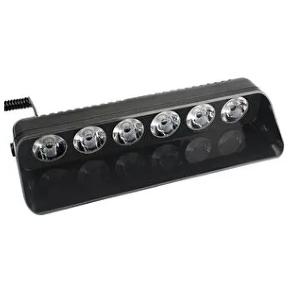 Mega Oto Market Oto Cam Içi 6 Ledli Escort Lamba Led Çakar Lambası Vantuzlu