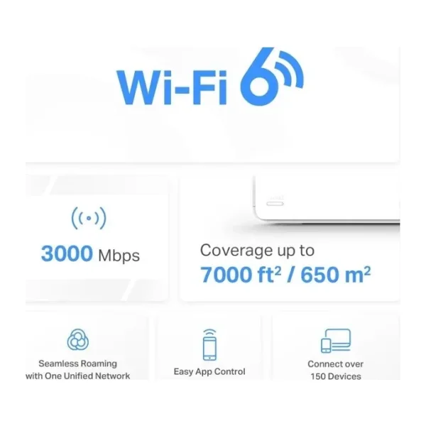 Mercusys Halo H80X 3000 Mbps 2'li Router