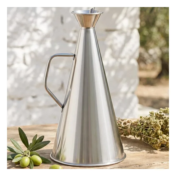 Mien Çelik Yağdanlık - Inox - 1 lt