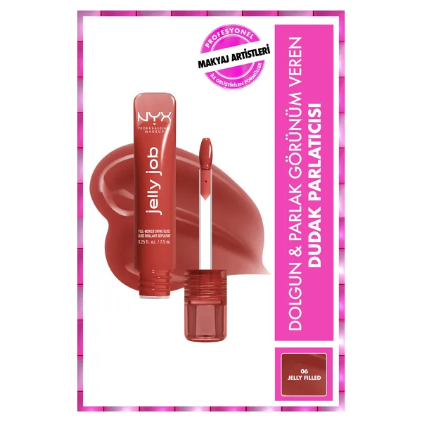 NYX Professional Makeup Jelly Job 06 Jelly Filled Dudak Parlatıcısı
