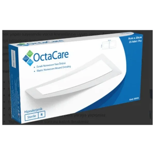 Octacare Non-Woven Yara Örtüsü 9 Cm X 25 Cm 25 Adet
