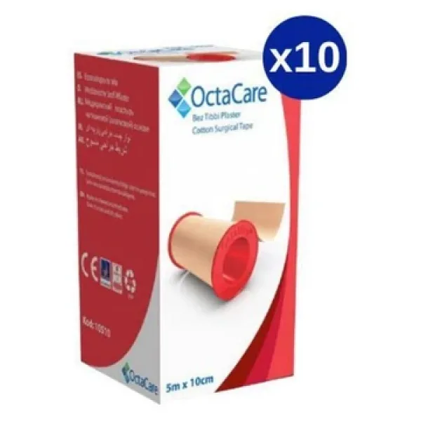 Octamed Bez Tıbbi Plaster 5M X 10Cm 10 Adet