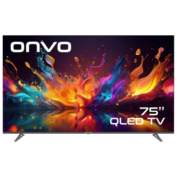 Onvo 75OVF9001UQ 4K Ultra HD 75" 190 Ekran Uydu Alıcılı Google Smart QLED TV