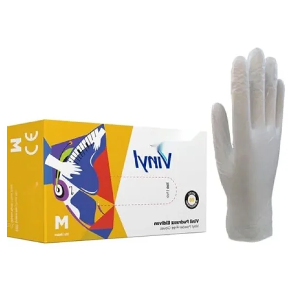 Orta Boy Vinil Eldiven - Temizlik, Gıda Ve Bahçe Kullanımı