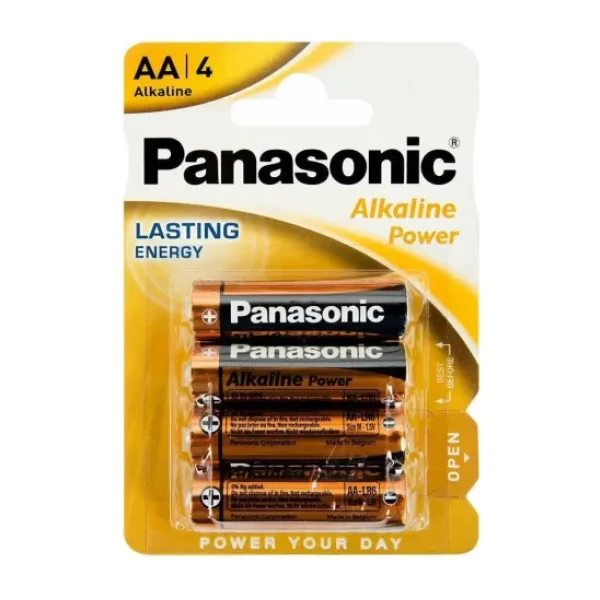 Panasonic LR6 4'lü Alkalin AA Kalem Pil