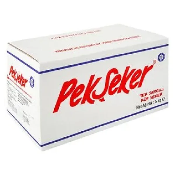 Pekşeker Tek Sargılı Küp Şeker 5 kg