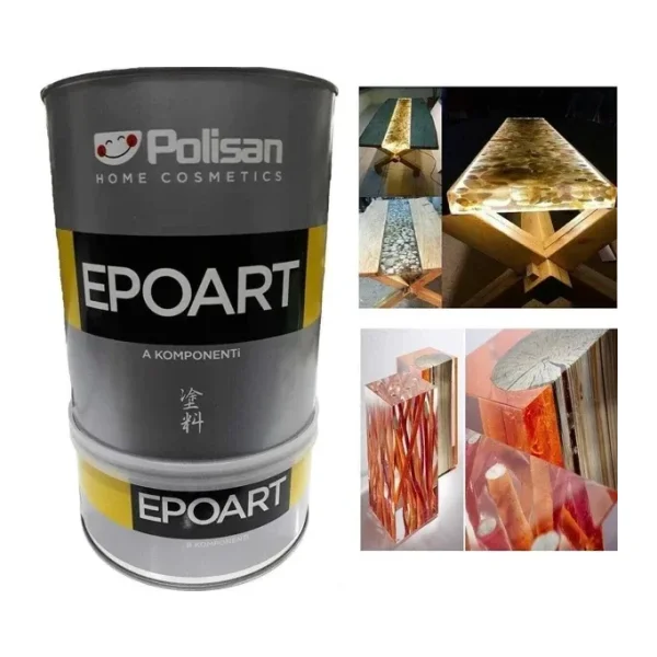 Polisan Epoksi Reçine EPOART Ultra Şeffaf 0,8KG