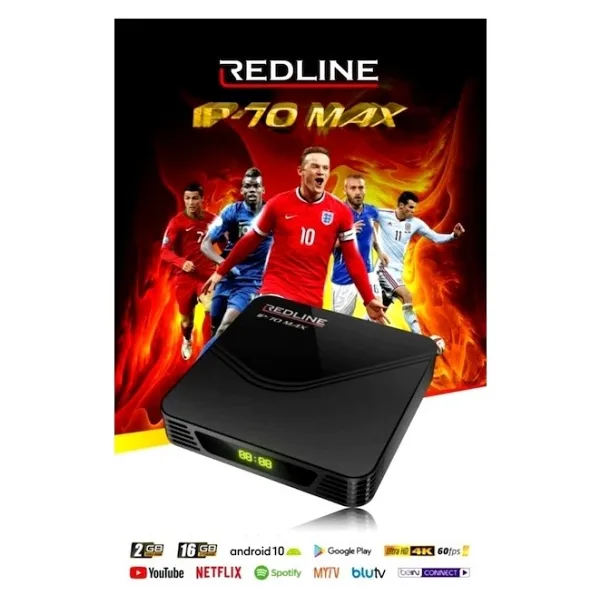 Redline IP-70 Max 16 GB 4K Android TV Box